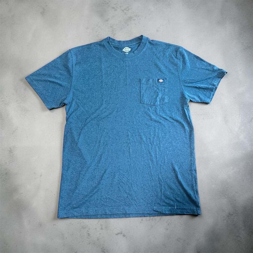 Dickies Men's Short Sleeve Heavyweight Heathered Pocket T-Shirt